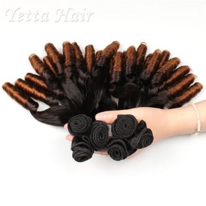 Ombre Spiral Curl Funmi Virgin Hair No Mixture No Any Bad Smell