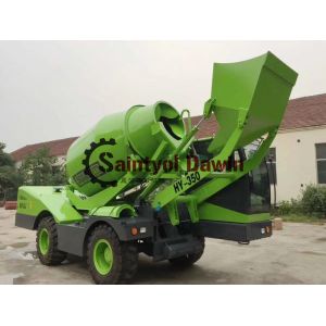 Quality Auto Self Loading Concrete Mixer Truck with PLC Weighing System for sale
