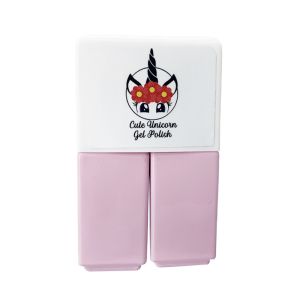 Glossy Painted 5ml Square Twin Nail Polish Bottles Hanya ISO20001