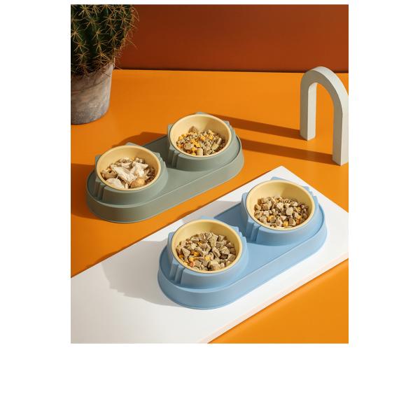 Buy Customizable Ceramic Pet Food Bowl with Stainless Steel Material at wholesale prices