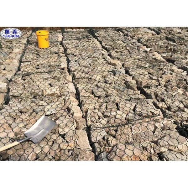 Flood Control Stone Filled Gabions Strong Protection For River Closure