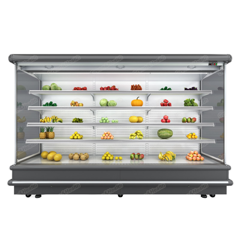 Quality R404a Curtain Multideck Refrigerated Display Cabinets Digital Temperature Controller for sale