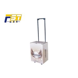 Portable Square Corrugated Box Trolley Matte And Glossy Lamination Printing
