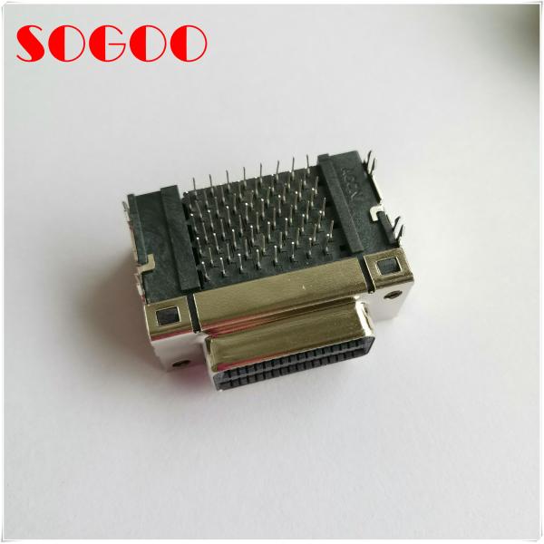 SCSI 64pin Delander connector male female type for telecom cable assemblies