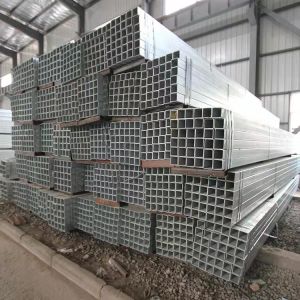 2.5mm Galvanized Steel Square Pipe Hot Dippd 80x80 Q235B Carbon Tube