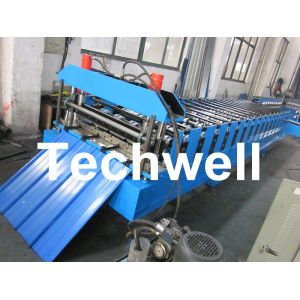 Metal Roofing Sheet Cold Roll Forming Machine with Hydraulic Post Cutting