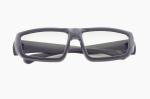 Black Linear Polarized 3D Glasses Home Theater with light weight