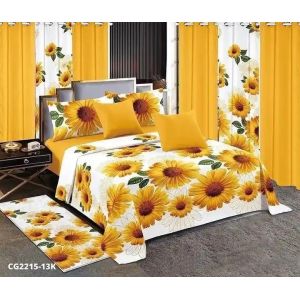 Fashion Red Wedding Flower 13pcs Bedding Set with Customized Size and Matching