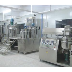 4500r/Min Vacuum Emulsifying Mixer Helical Ribbon Mixing