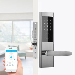 Tamper Alarm App Controlled Door Locks 300mm App Smart Lock