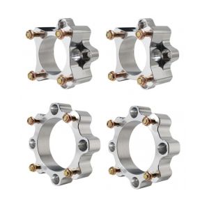 Aluminum Quad Wheel Spacers , High Precision Silver Utv Wheel Spacers
