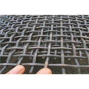 Quality 2 Mesh Crimped 201 Stainless Steel Woven Wire Mesh for sale