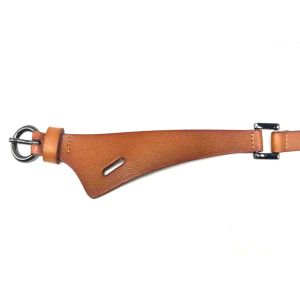 Brown Slim 13mm Womens Genuine Leather Belt For Dress