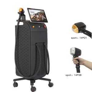 Quality Permanent Alexandrite Laser Hair Removal Machine 1 - 10hz Diode Laser Hair Machine Dual Handle for sale