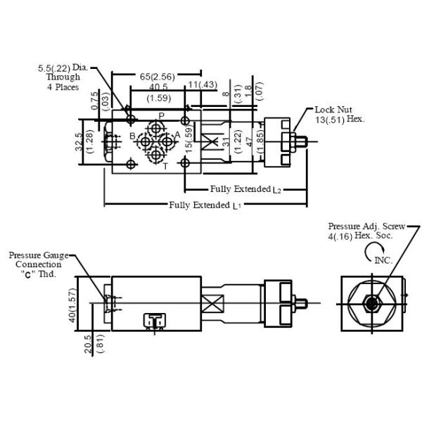 MRP-01 MRA-01 MRB-01 Hydraulic Modular Valve Hydraulic Pressure Reducing Valve