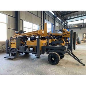 Quality Deep Hydraulic 300m Water Well Drilling Trailer Portable for sale