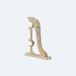 Iron Pipe Curtain Rods 28MM Retro Style With Diamonds