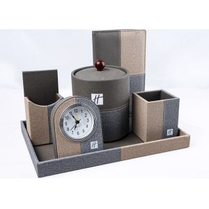 Five Star Customized Logo Leather Tray Hotel Accessories