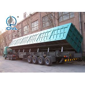 Cargo Side Dump 80 Tons Semi Trailer Trucks