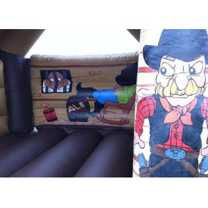 Wonderful Wild West Inflatable Bouncer Custom Jump For Kids Party