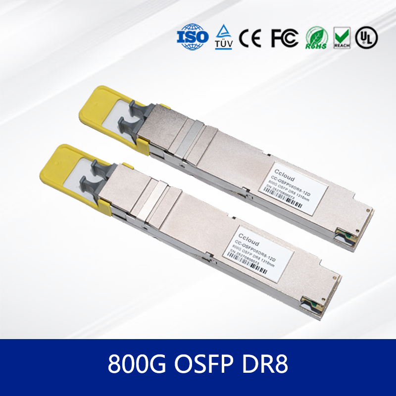 Reliable optical transceiver module 800G OSFP DR8 Transceiver for High