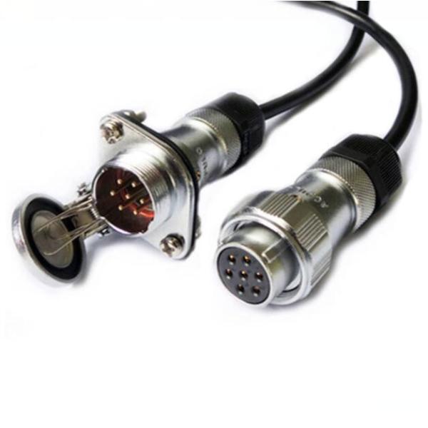 Buy Male Female And Panel Metal Connector Cable 5 Pin Aviation Plug at wholesale prices