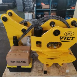 CE Certification 360Degree Tilting Excavator Attachments Hydraulic Quick Hitch
