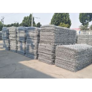 2x1x1m Filled Stone Hot Galvanized Iron Heavy Duty Gabion Baskets