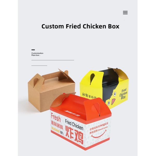 Custom Food Paper Take Out Boxes Paper Packaging Containers Disposable