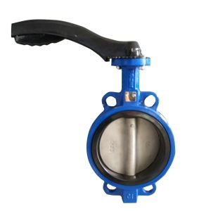 Wafer Butterfly Valve with Stainless Steel Disc pn16 ansi150lb jis 10k handle