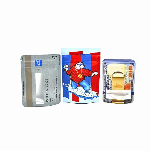 Buy Resealable Hermetic Snack Doypack Pack Custom Printed Food Plastic Bags at wholesale prices