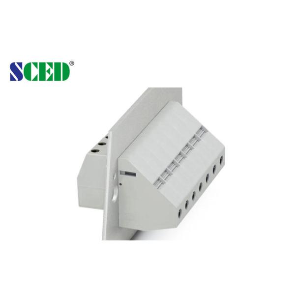 Buy PCB Pluggable 600v 75A Panel Mount Terminal Connector 15.1mm Width at wholesale prices