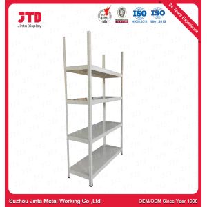 450mm 1200mm Boltless Metal Shelving ODM 4 Tier Industrial Shelf