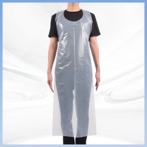 Quality Household Plastic Disposable PE Apron Waterproof Oil Proof Pollution Proof for sale