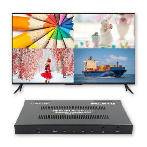 Quality 4k 4x1 HDMI Multi Viewer Video UHD Multiviewer Switching Seamless for sale