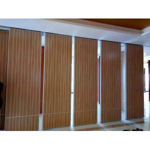 Quality Soundproof Wooden Movable Partition Walls / Folding Partition Wall Systems for sale
