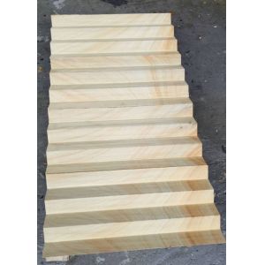Wooden vein Sandstone natural sawn cut bushhammered honed tile slabs