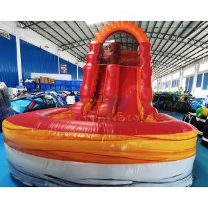 Adult Inflatable Water Slide Bouncer For Kindergarten Backyard
