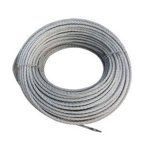 China Hot Dipped Galvanized 8X19s FC Wire Rope for Petroleum Stainless Steel Bending Service on sale