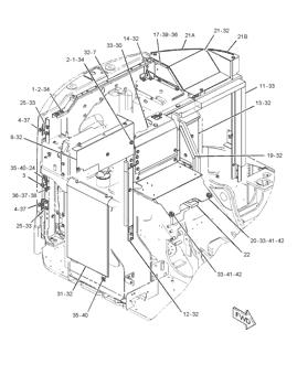 Cummins 3903652 Exhaust Outlet V Band Clamp For 314E CR