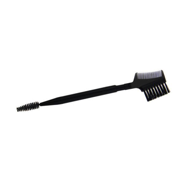 Single Boar Bristle Hair Eye Brow Comb Brush / Antibacterial Makeup Brushes