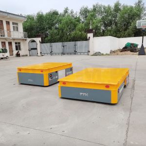 10 Ton Engine Driven Coil Transfer Trolley AC Motor For Material Handling