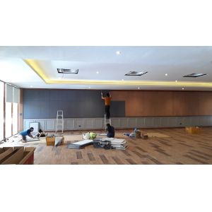 Fabric Wrapped Acoustic Panels Sound Absorbing Wall Fiberglass Board