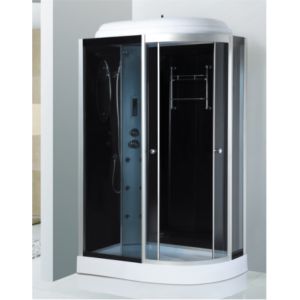 Sliding Door Tempered Glass Steam Shower Room Transparent 800x1200x2150