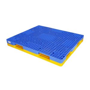 China Double Faced 1400*1200mm Rackable Plastic Pallet 1500Kg Racking Load on sale