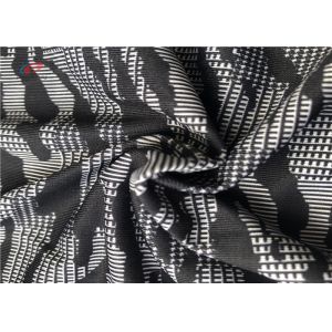 Printed Swimwear / Swimsuit Polyester Spandex Fabric , Man ' s Underwear Fabric