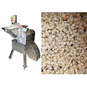 20mm Vegetable Dicer Machine Yellow Peach Pineapple Cutting Machine