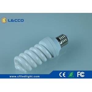 18 Watt Compact Fluorescent Bulb , Full Spiral Energy Saving Lamp SDCM< 5