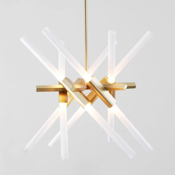 Black Gold Dining room Kitchen Living room farmhouse lighting Astral Agnes LED Chandelier(WH-MI-161)