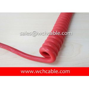 Quality UL20353 Gas Resistant TPU Sheathed Spiral Cable for sale